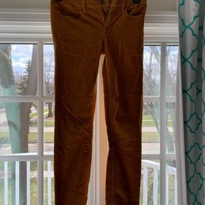 Madewell gold jeans